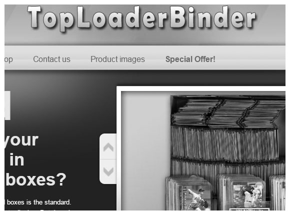 Toploader Binder